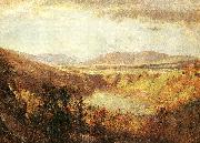 Worthington Whittredge View of Kauterskill Falls oil on canvas